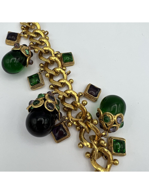 LOEWE golden charm bracelet - Authentic Certified Occasion