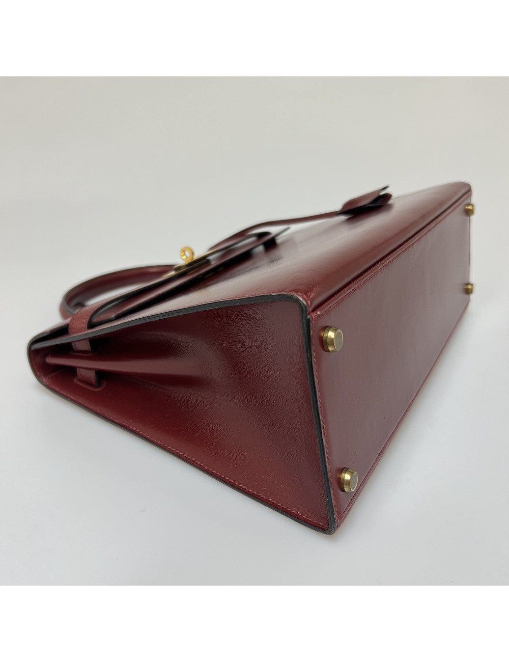 Sac Kelly 32 box rouge Hermes 