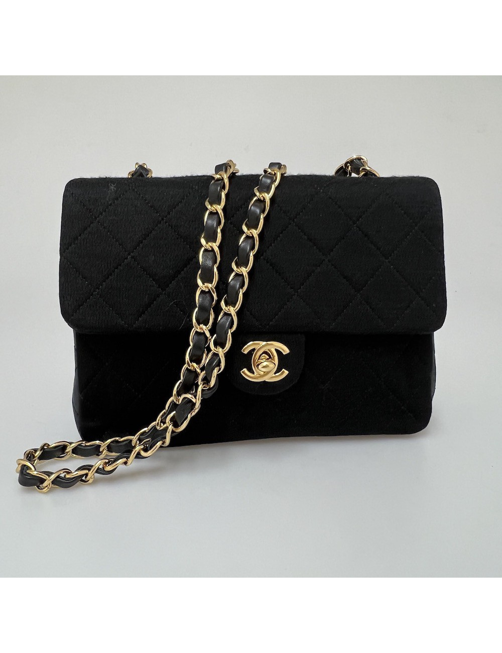 Timeless CHANEL jersey noir Vintage