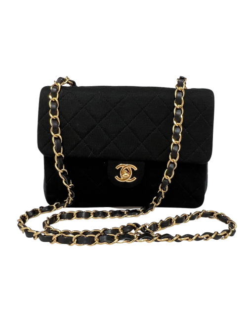 Timeless CHANEL jersey noir Vintage