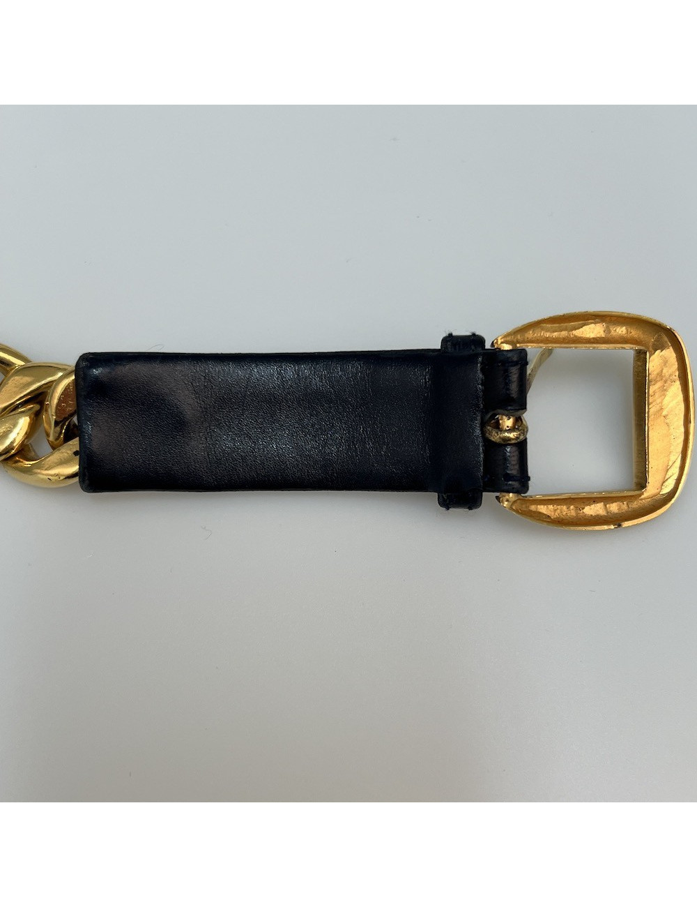 Ceinture CHANEL chaine et cuir