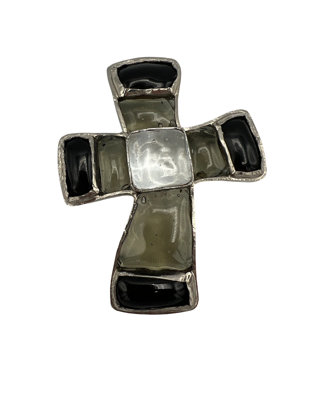 Broche MARGUERITE DE VALOIS pâte de verre