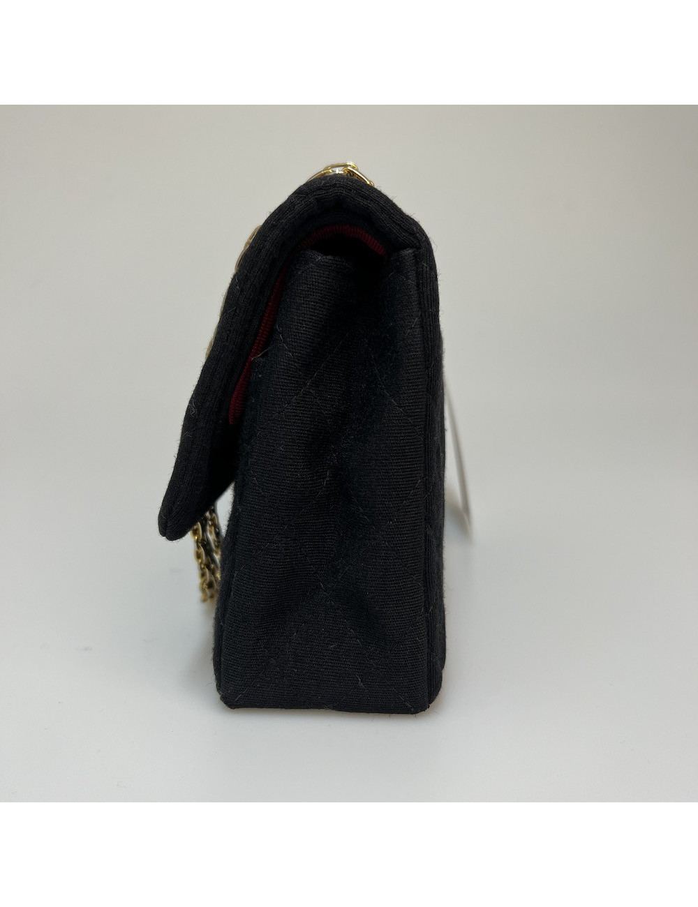 Sac CHANEL 2.55 jersey noir