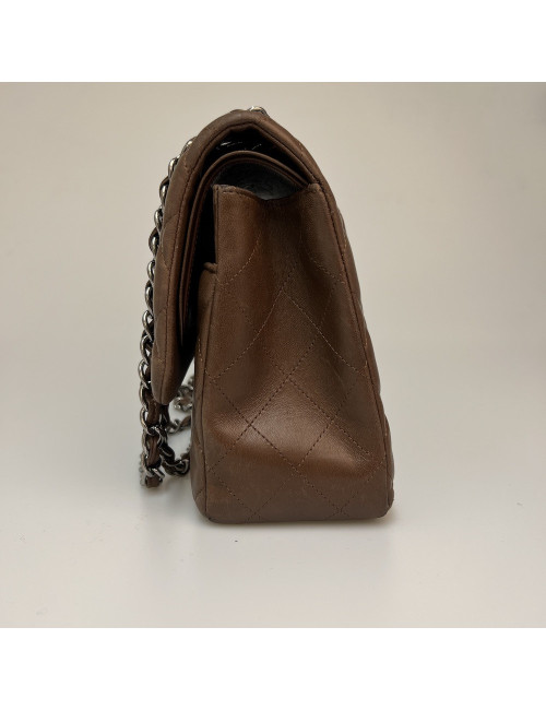 Jumbo CHANEL agneau marron