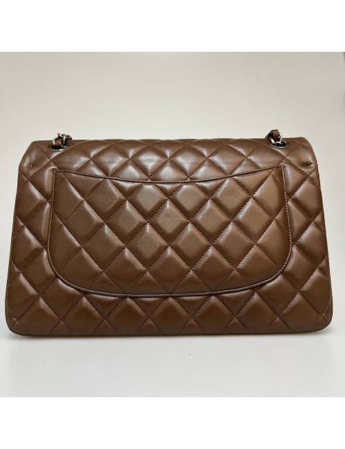Jumbo CHANEL agneau marron