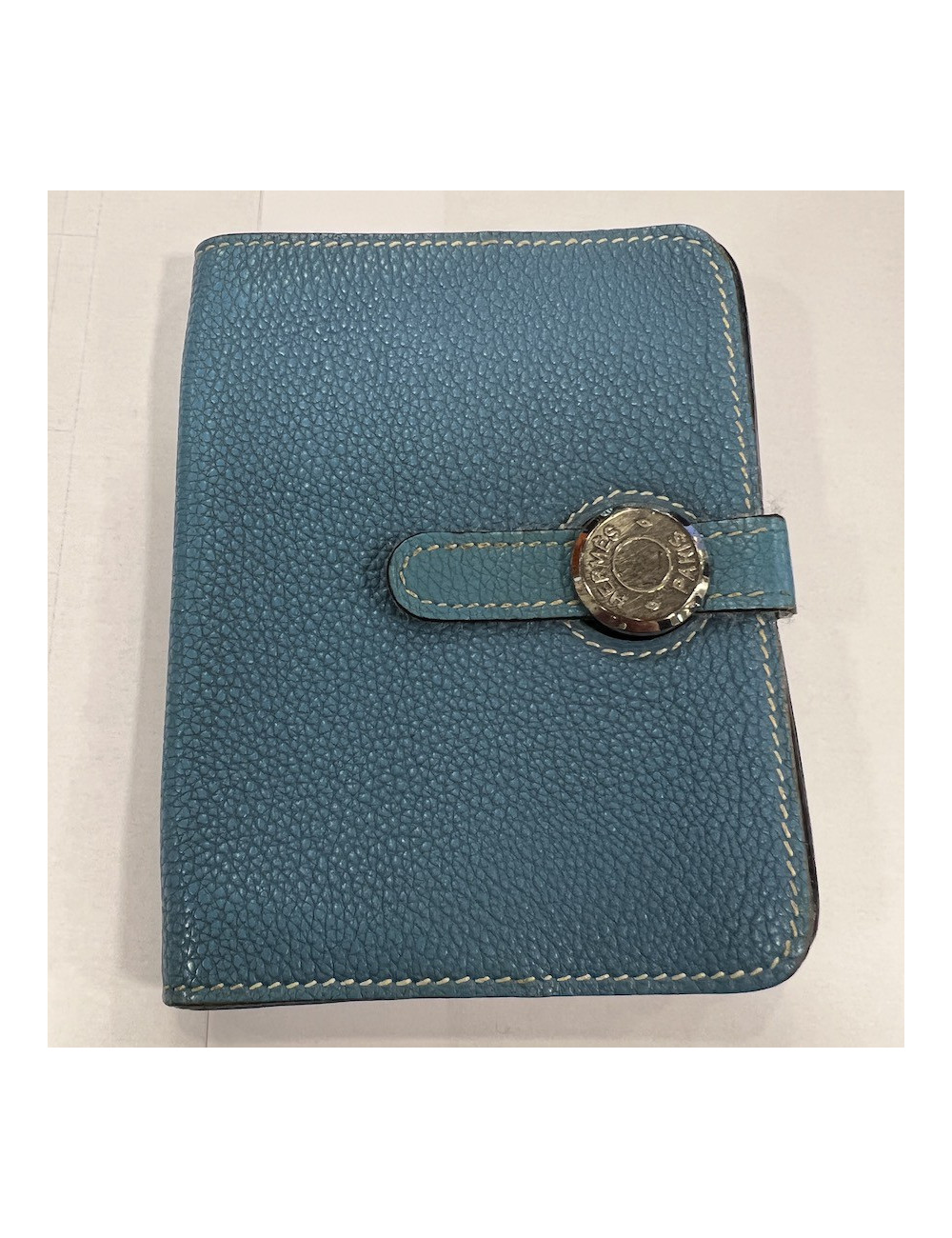 Porte monnaie Hermes bleu