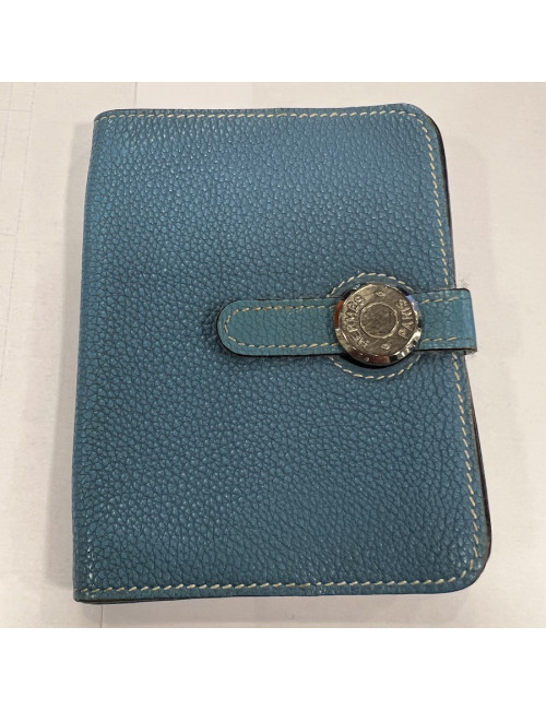 Porte monnaie Hermes bleu