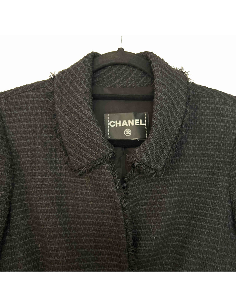 CHANEL T38 black jacket - Certified Authentic Occasion