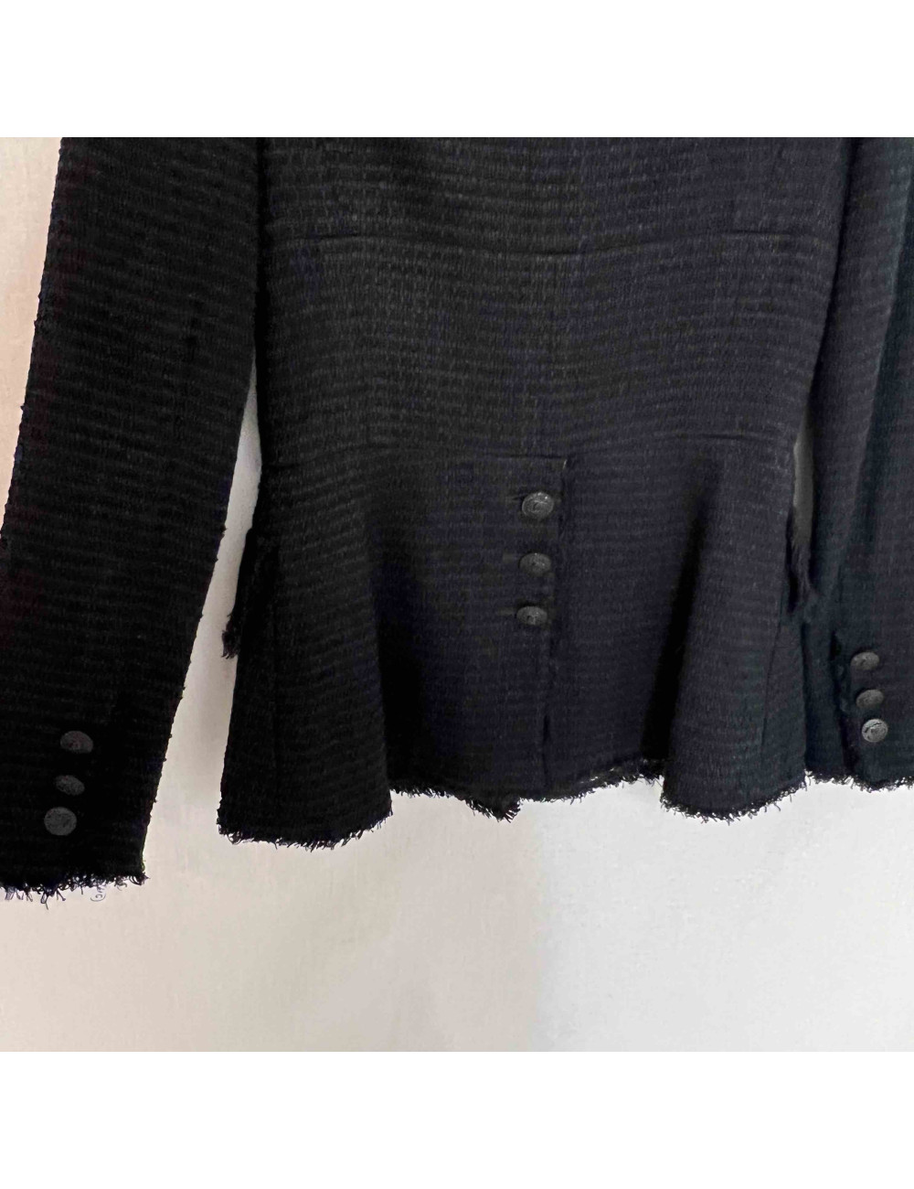 CHANEL T38 black jacket - Certified Authentic Occasion