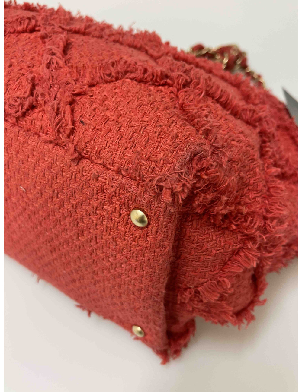Cabas CHANEL Tweed corail