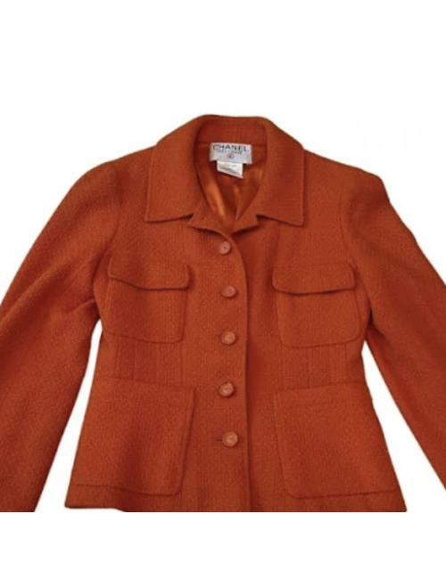 Veste T 42 CHANEL Vintage corail