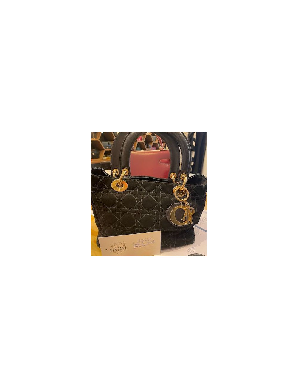 Lady Dior DIOR daim noir