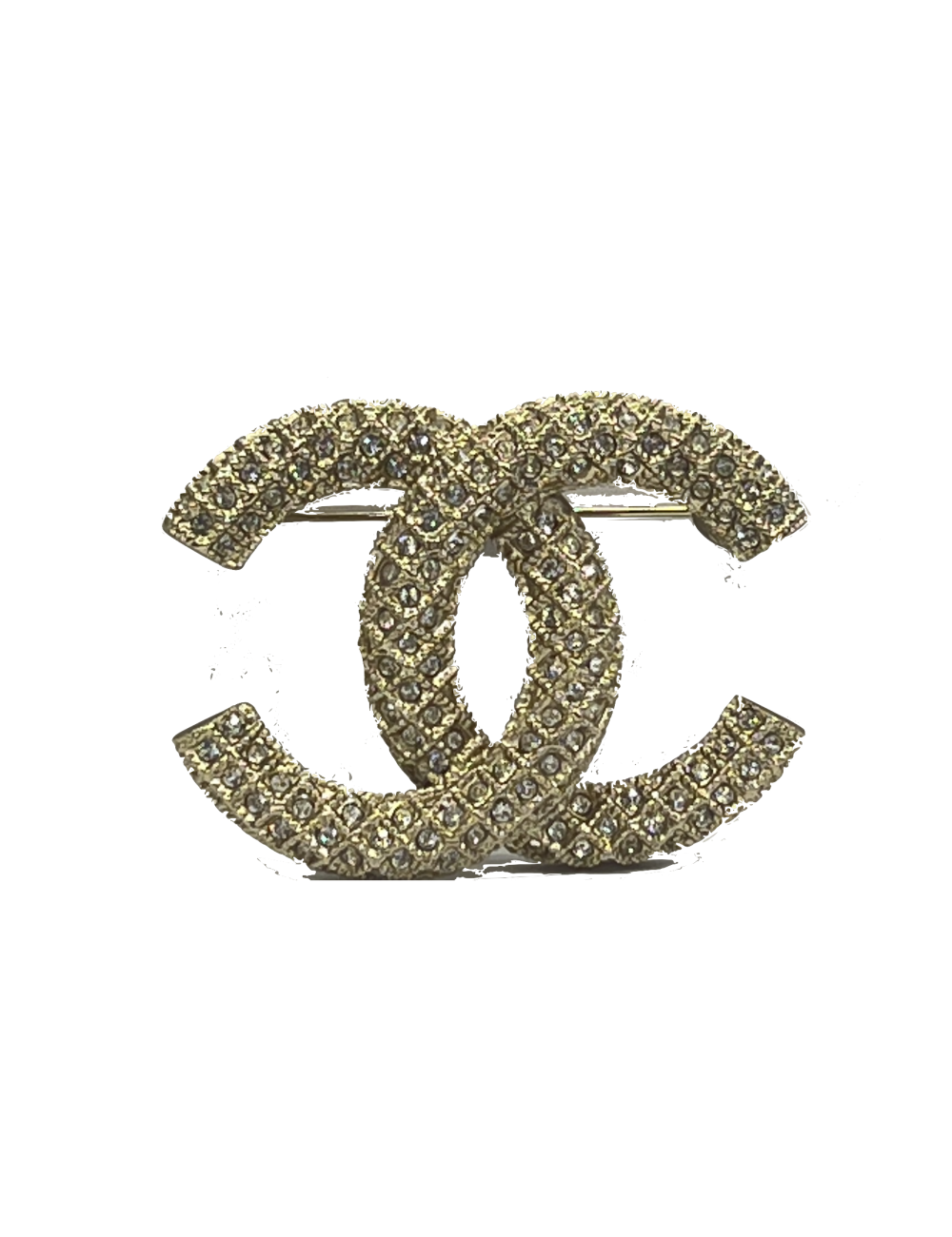 Broche CHANEL incrustation strass