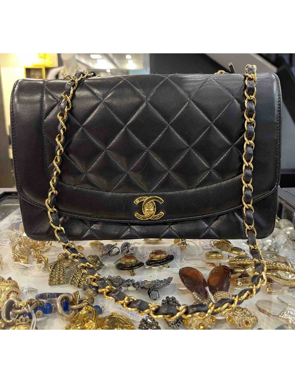 Sac Diana CHANEL noir