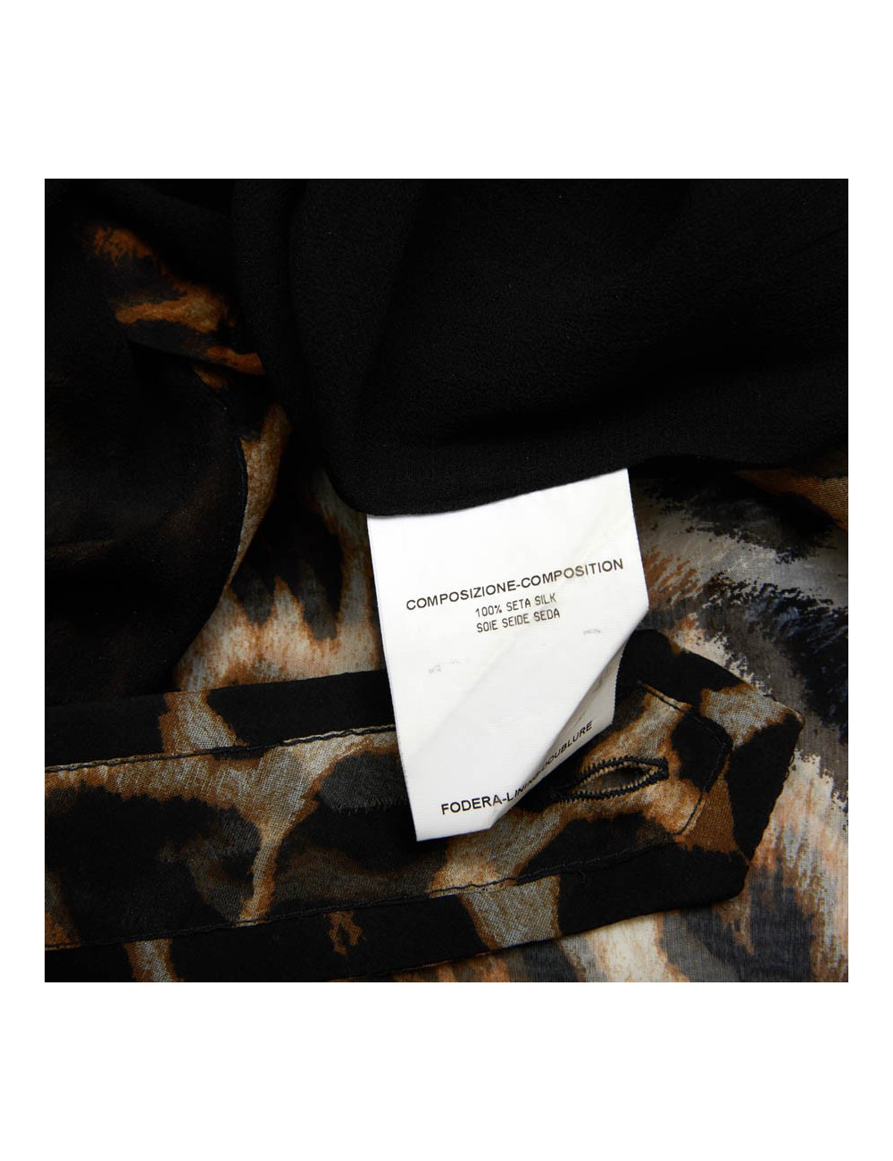 Robe YSL SAINT LAURENT T36 oie léopard