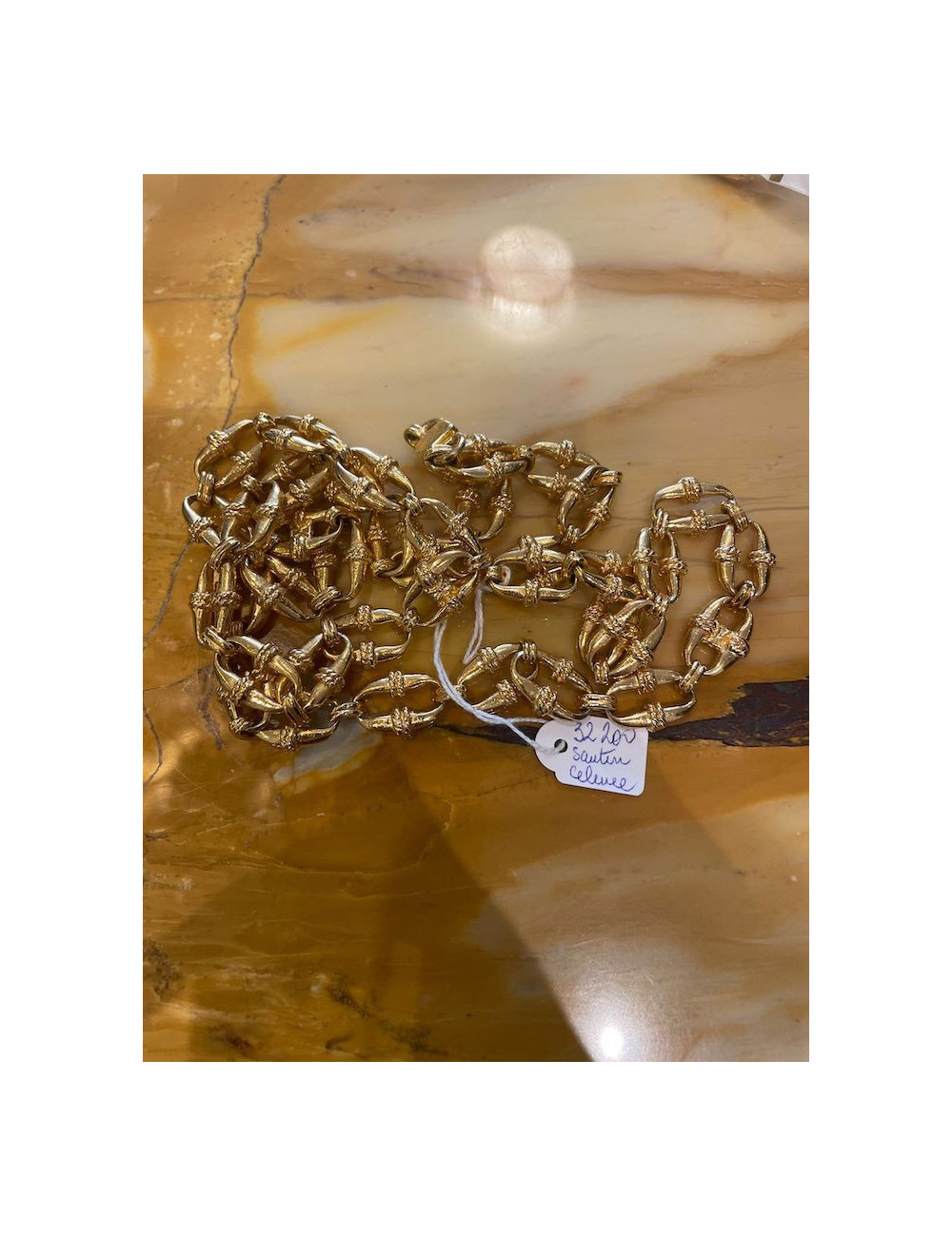 Sautoir CELINE doré Vintage