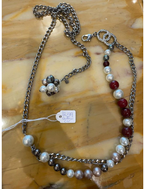 Ceinture CHANEL chaines perles