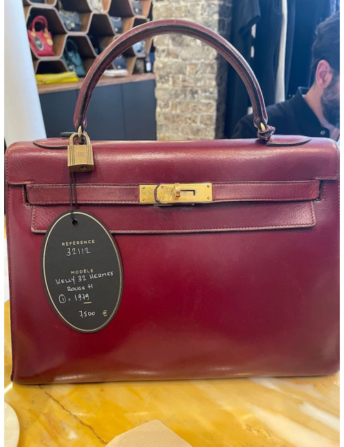 Kelly 32 HERMES box rouge H