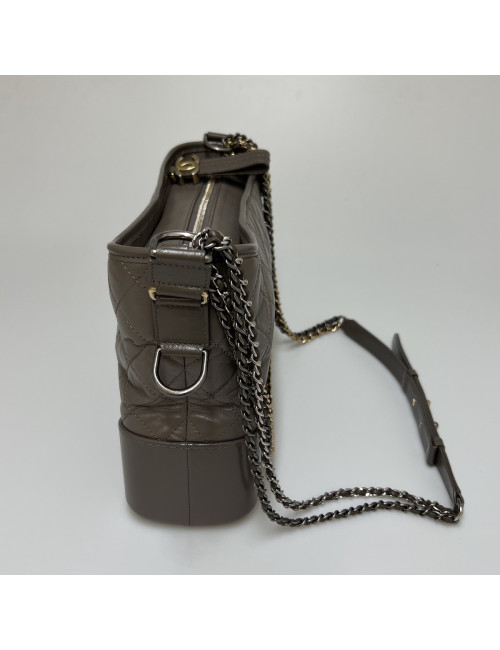 Sac Gabrielle CHANEL cuir taupe
