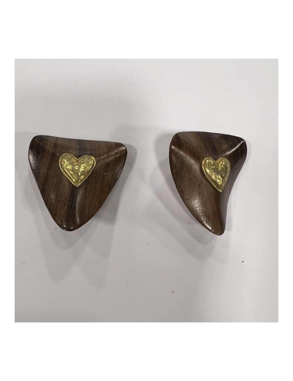 Boucles d'oreille CHRISTIAN LACROIX en bois