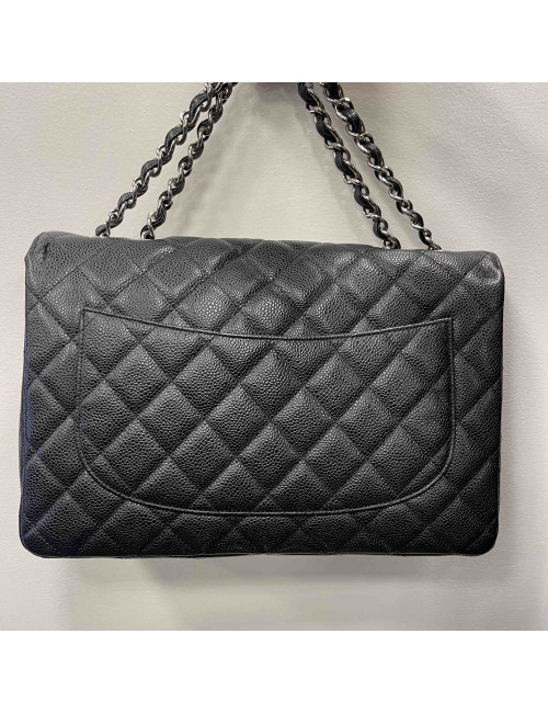 Sac jumbo CHANEL caviar noir