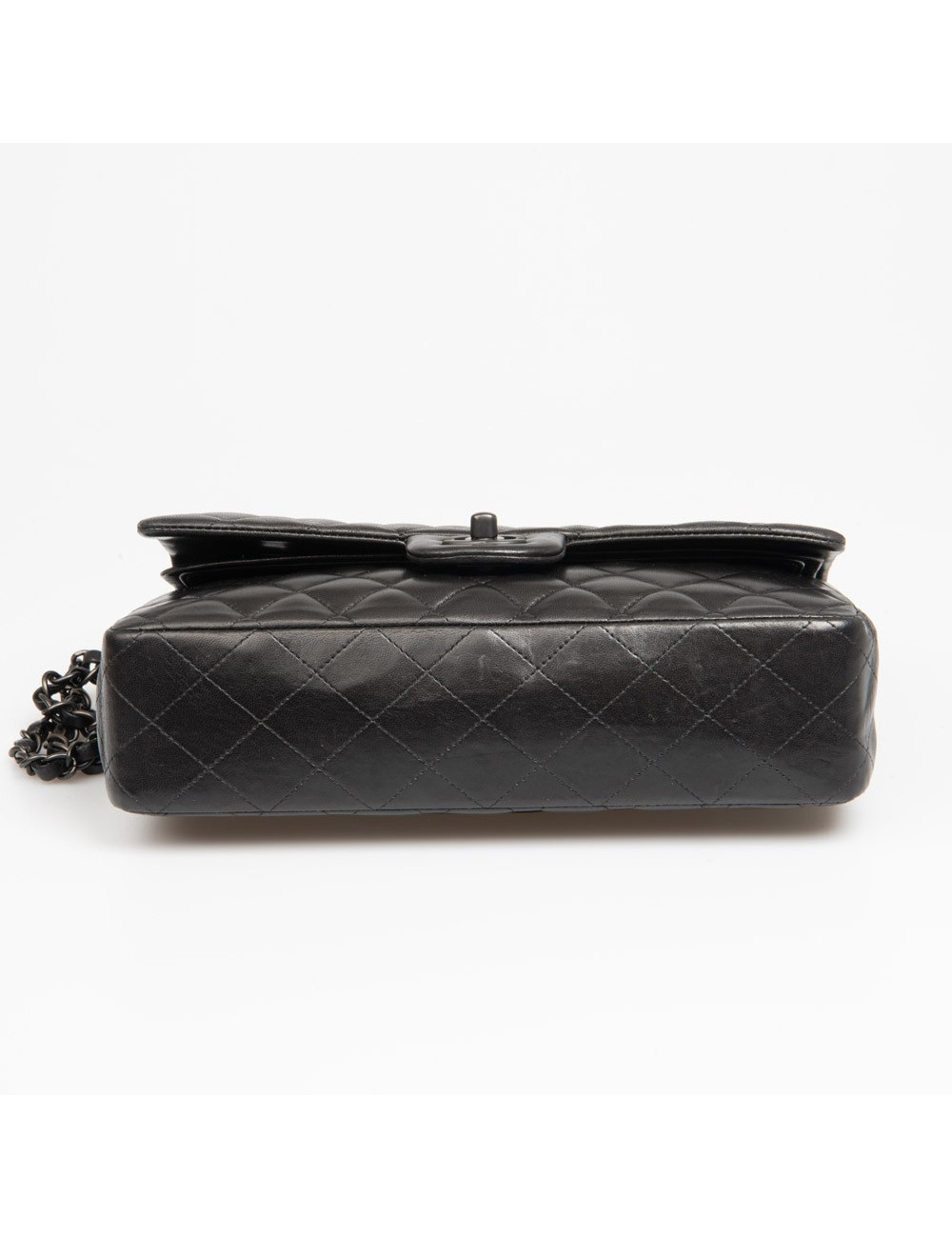 Timeless CHANEL cuir d'agneau all black