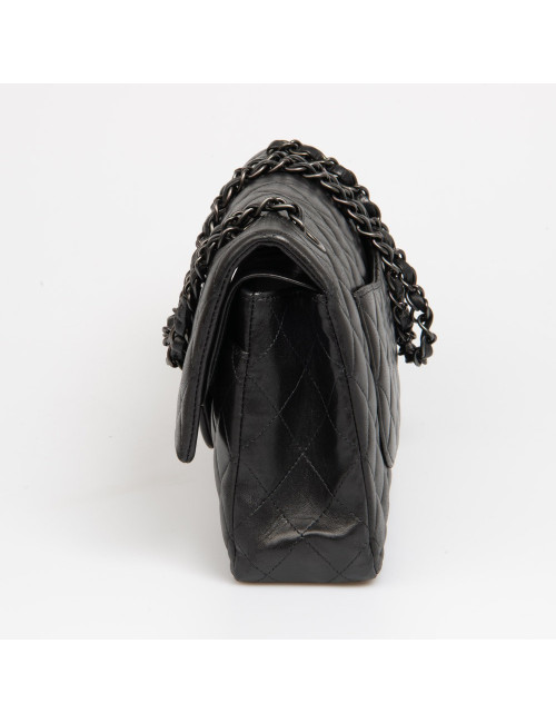 Timeless CHANEL cuir d'agneau all black