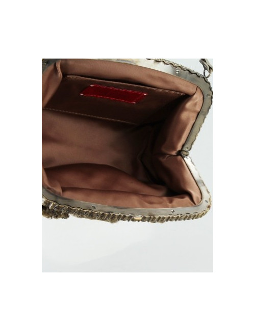 SAC  du soir VALENTINO mordoré