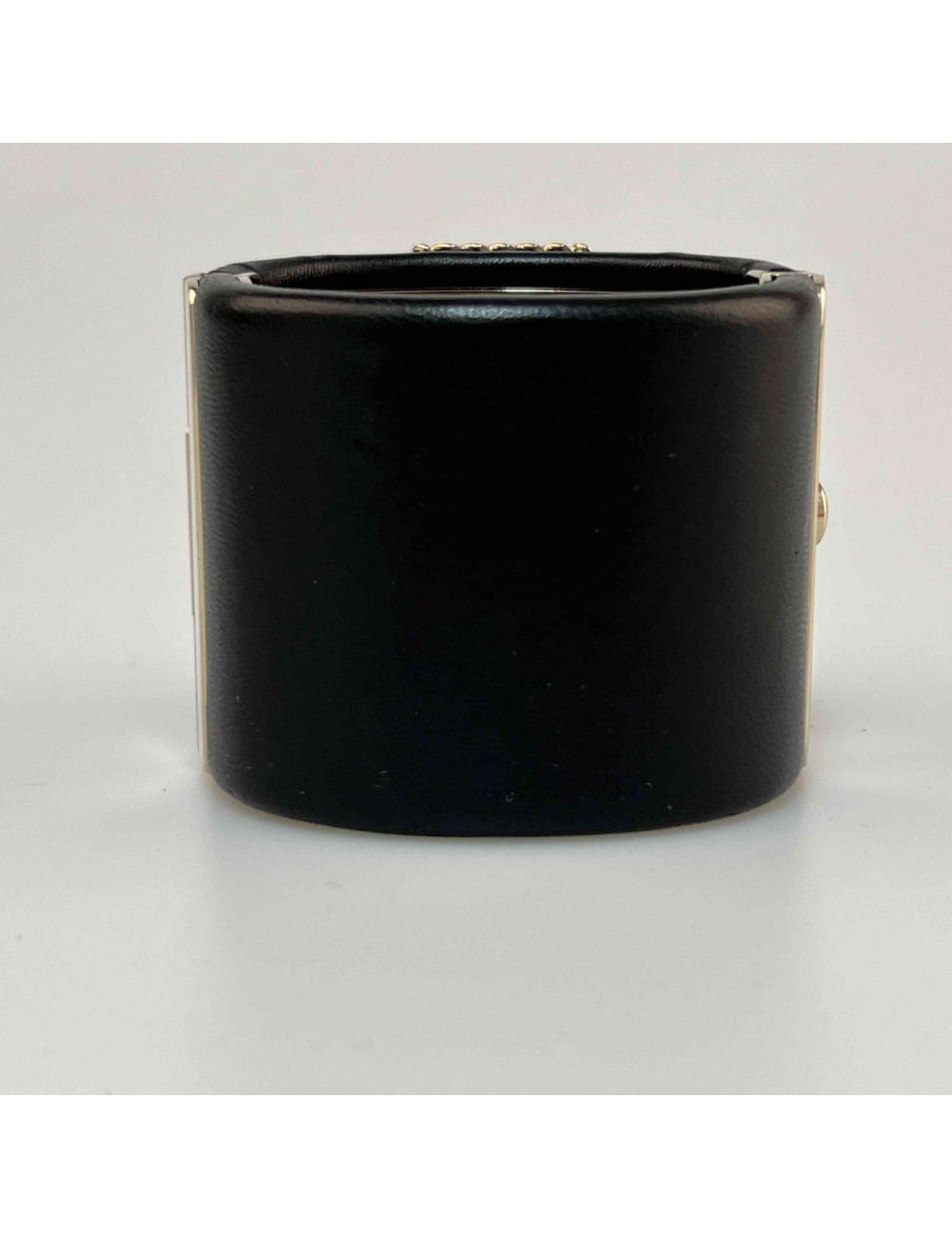 CHANEL Leather Cuff Bracelet - Authentic Certified Occasion