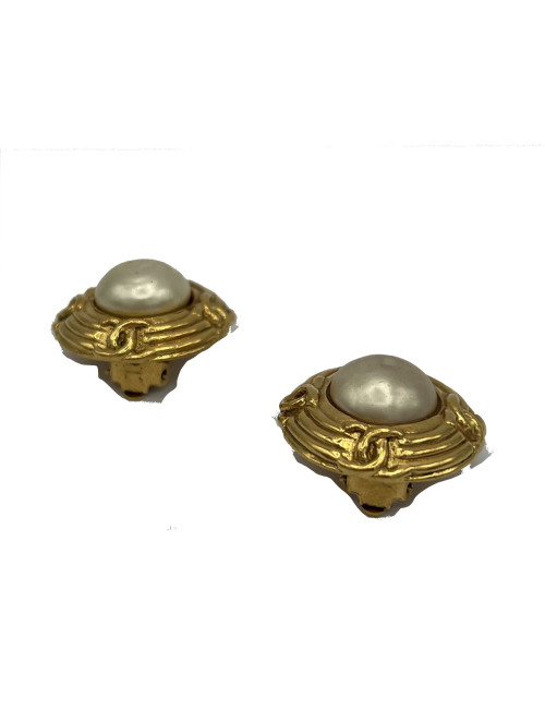 Clips perles CHANEL