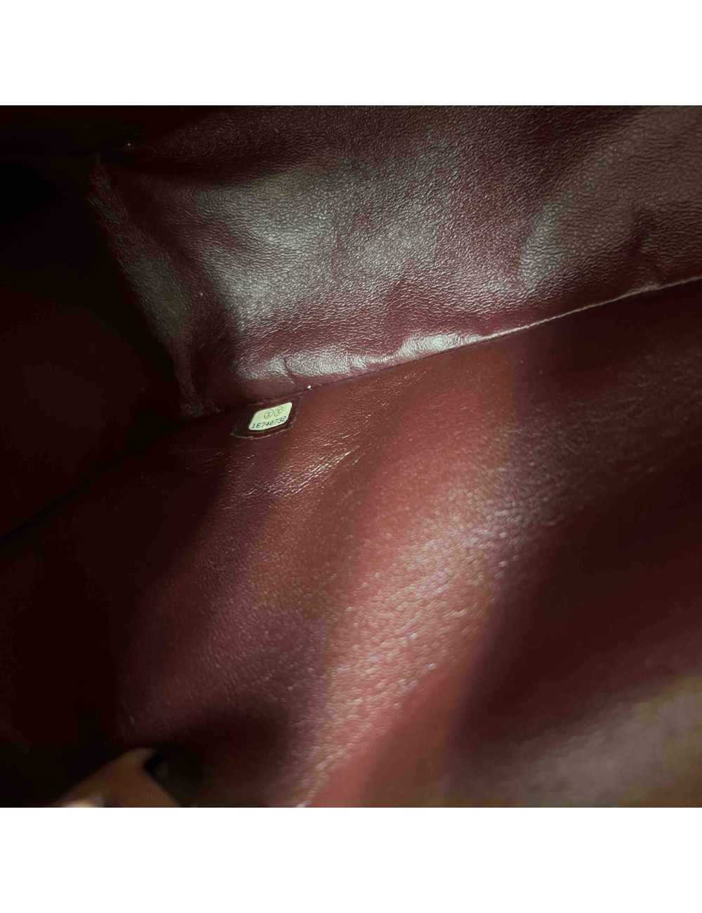 Maxi Jumbo CHANEL cuir d'agneau noir