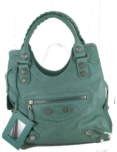sac BALANCIAGA turquoise