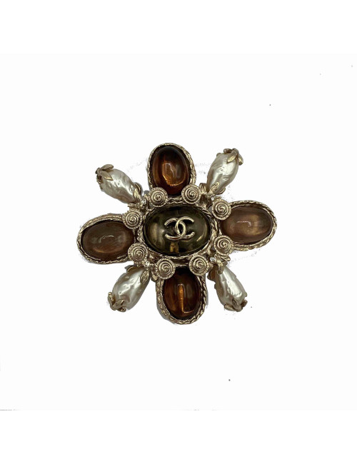 Broche croix CHANEL 