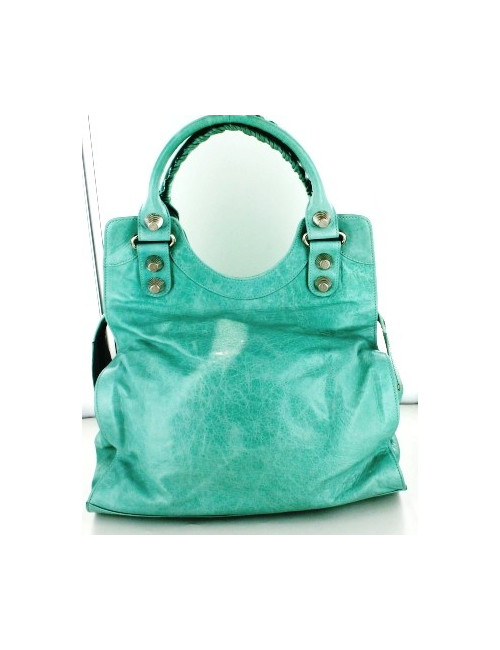 sac BALANCIAGA turquoise