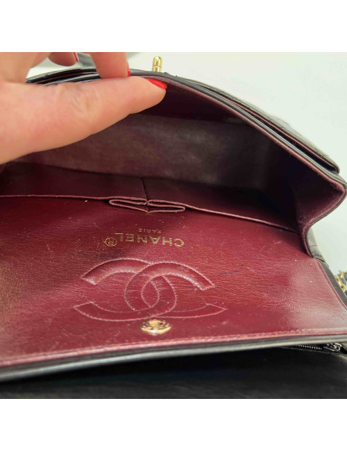 Timeless Couture CHANEL cuir noir