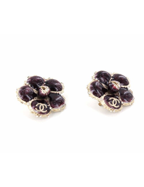 Clous CHANEL dorés strass