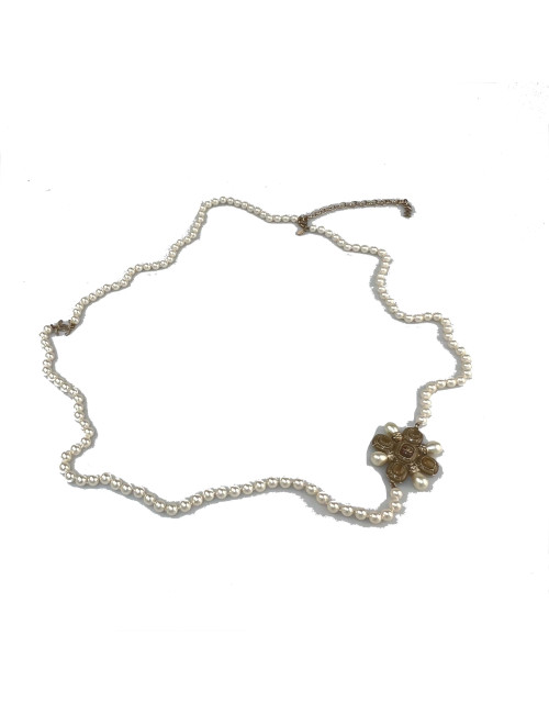 Sautoir CHANEL perles nacrées