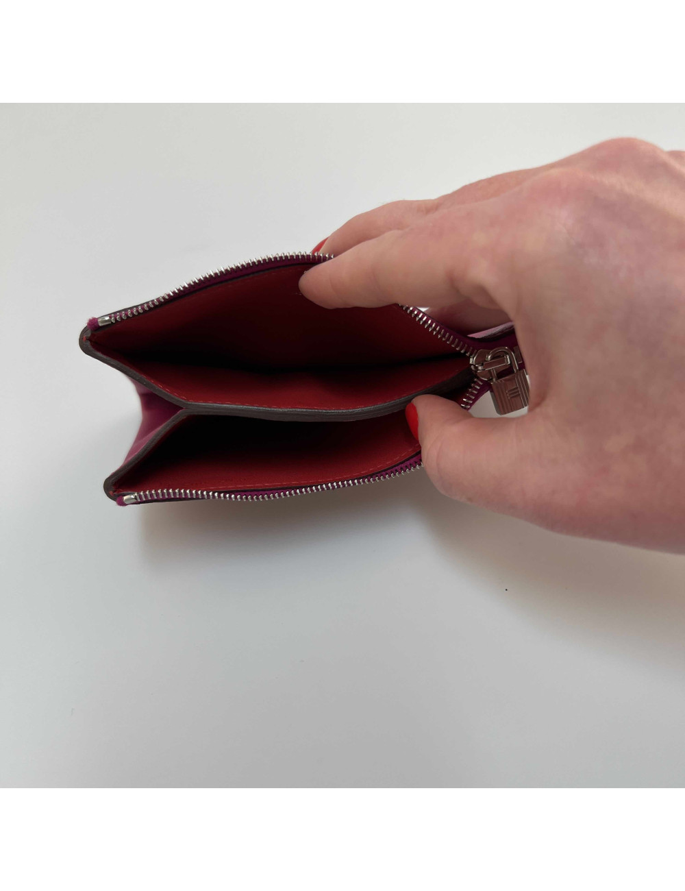 Porte-monnaie HERMES bicolore