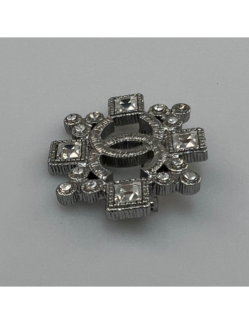 Broche CHANEL sertie de cristal 