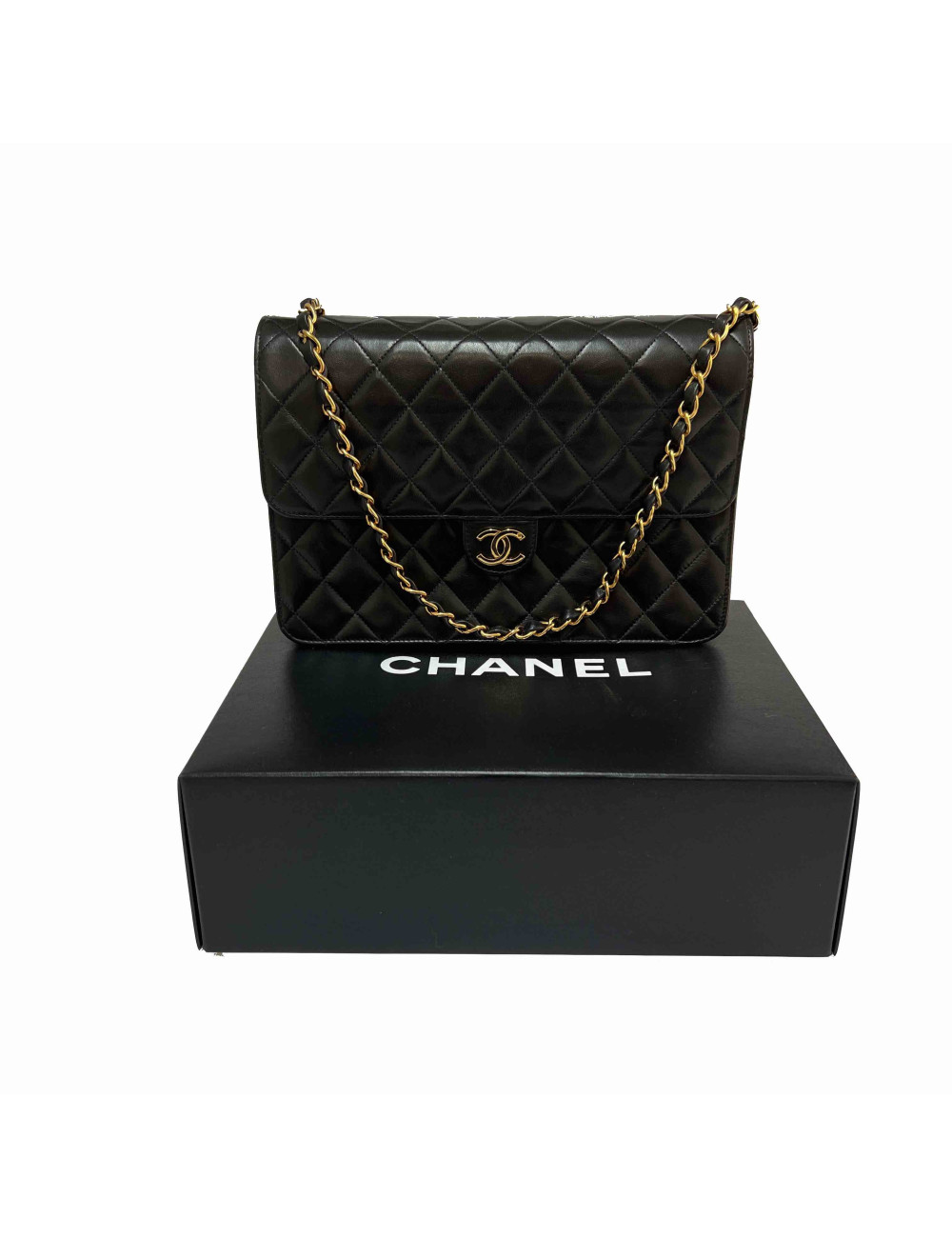 Sac classique CHANEL noir