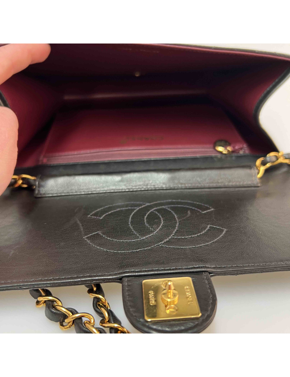 Sac classique CHANEL noir