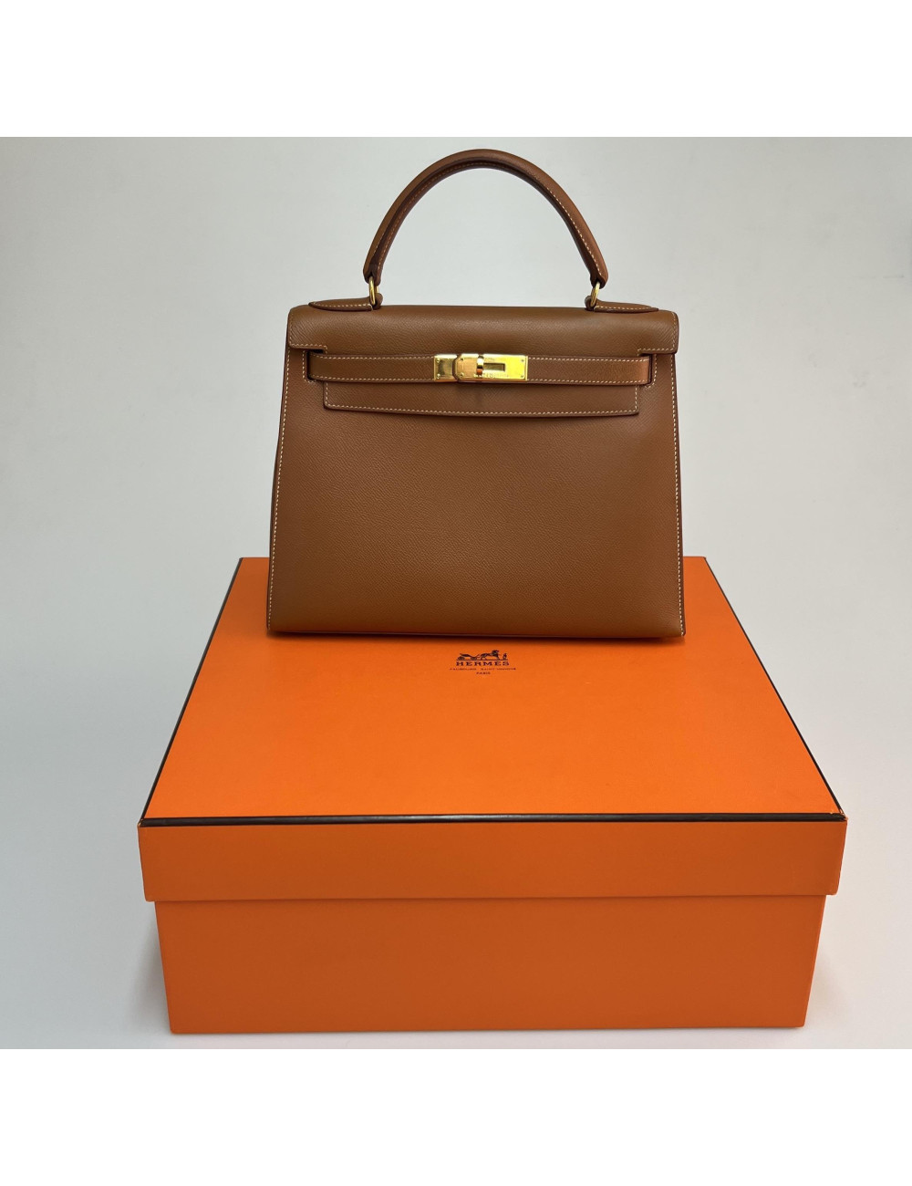 Kelly 28 HERMES epsom gold