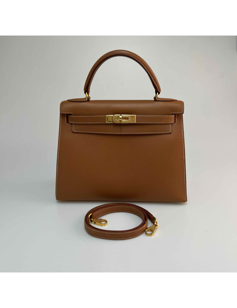 Kelly 28 HERMES epsom gold