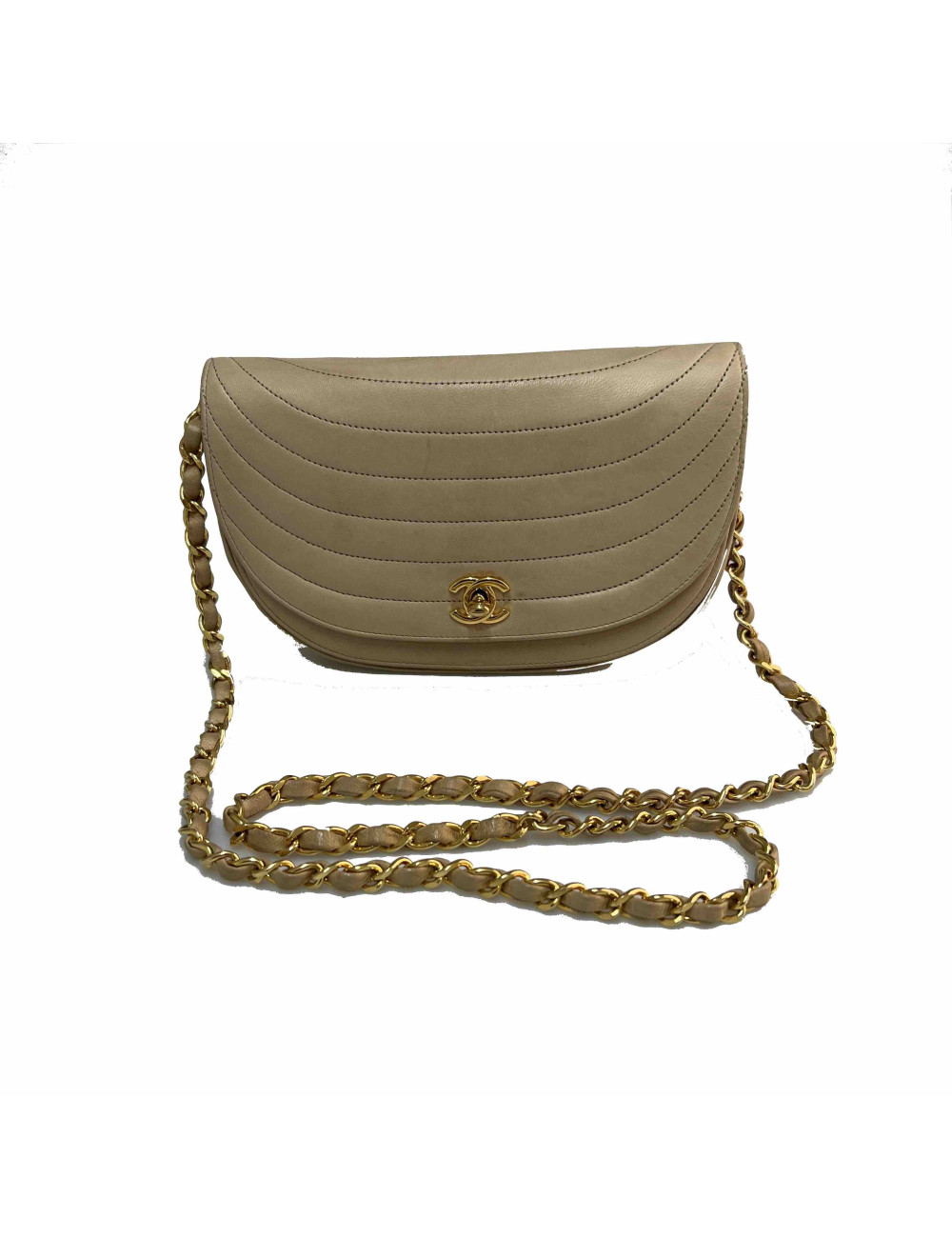 A REPARER Sac CHANEL beige Vintage