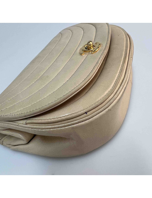 A REPARER Sac CHANEL beige Vintage