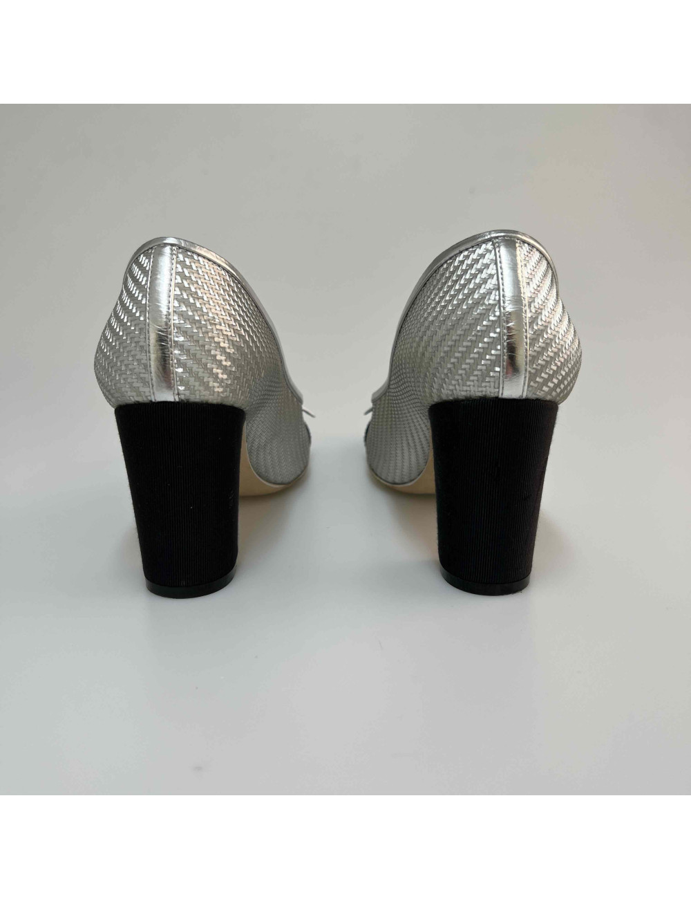 Escarpins CHANEL T 37 argent