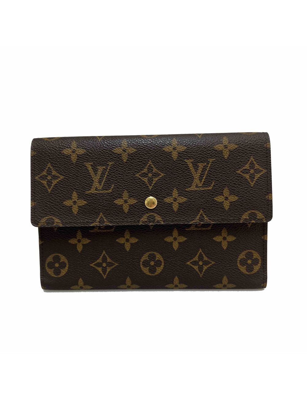 Porte-cartes LOUIS VUITTON GM toile Monogram