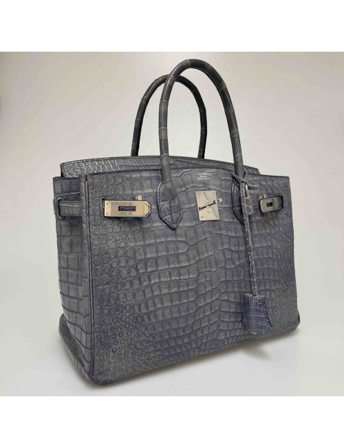 Birkin 30 HERMES crocodile porosus brighton