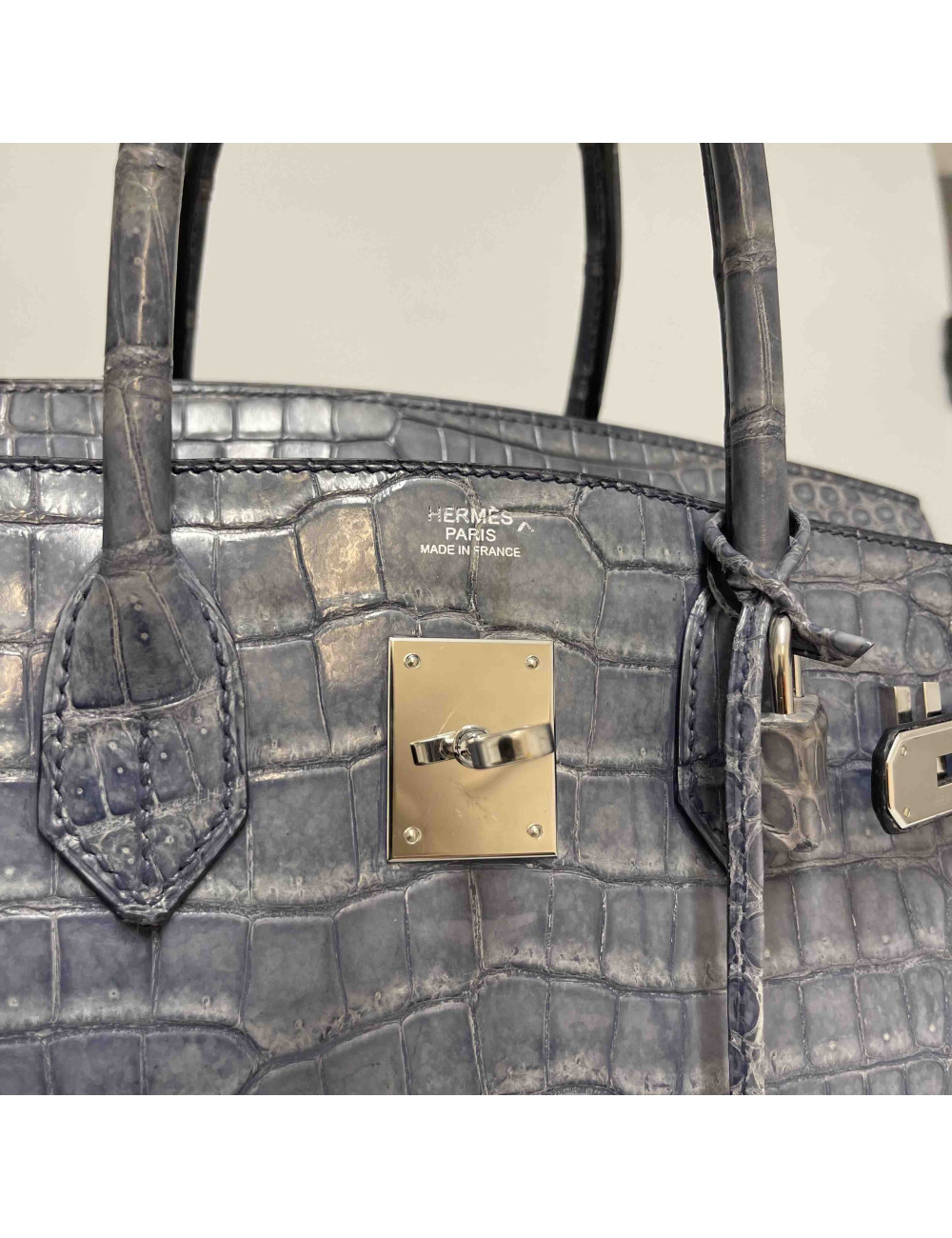 Birkin 30 HERMES crocodile porosus brighton