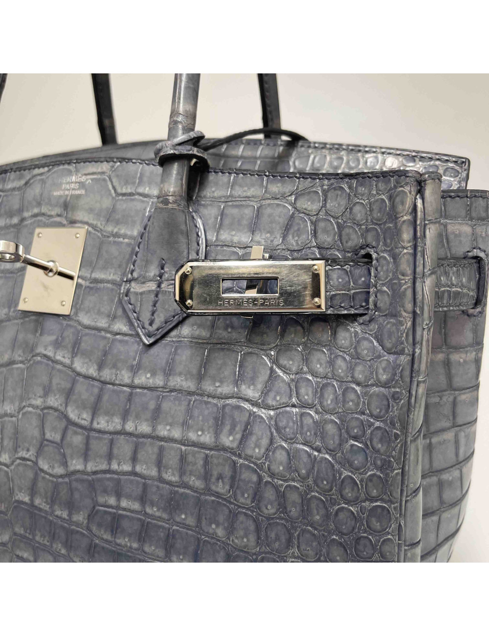 Birkin 30 HERMES crocodile porosus brighton